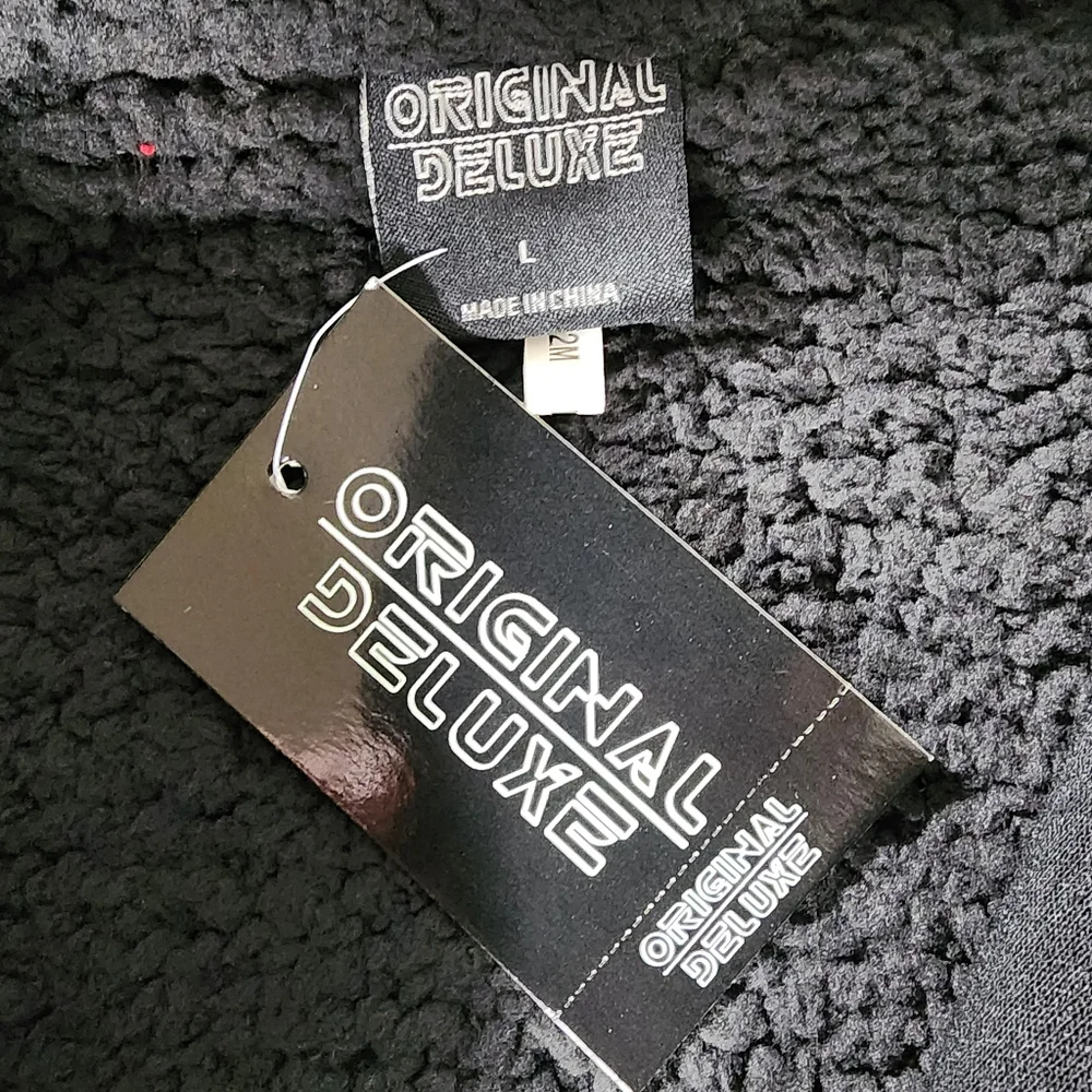 Los Angeles Themed Casual Black Full Zip Lined Hoodie